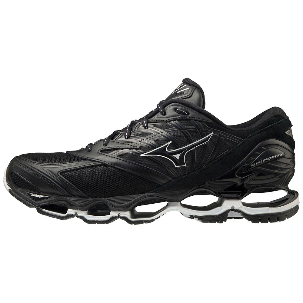 Mizuno Women's Wave Prophecy LS Kuro Sneakers Black/White (D1GA207009-FPQ)